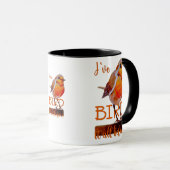 Mug Bird, oiseau rouge-gorge (Devant droit)
