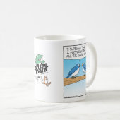Mug Bird pooping flowers (Devant droit)