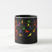Mug Bird Song, colorful design (Centre)
