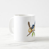 Mug Bird  throw pillows imitating embroidery effects (Devant gauche)
