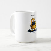 Mug Bird Watching Funny Cartoon Character Ironic Humor (Devant gauche)