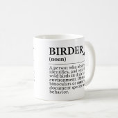 Mug Birder definition - wild bird observer (Devant droit)