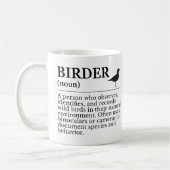 Mug Birder definition - wild bird observer (Gauche)