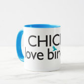 Mug Birders d'amour de poussins (Devant gauche)