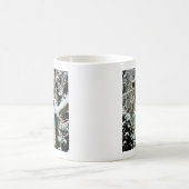 Mug Birdhouse Turquoise en hiver (Centre)