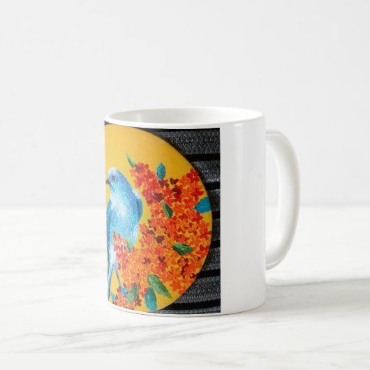 Mug birdie bleue (Devant droit)