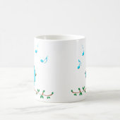 Mug birdie bleue de chant (Centre)