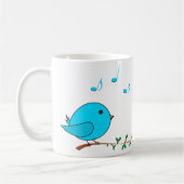 Mug birdie bleue de chant (Gauche)