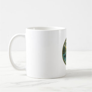 Mug Birding is a Lifestyle - Vintage Loon Badge Design