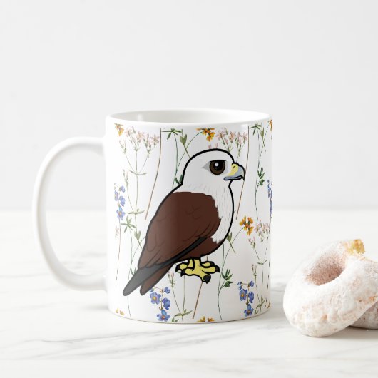 Mug Birdorable Brahminy Kite (Avec donut)