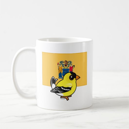 Mug Birdorable d'État du New Jersey (Gauche)
