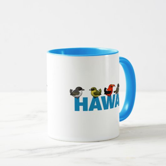 Mug Birdorable Hawaï (Devant droit)