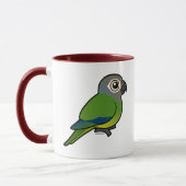 Mug Birdorable Sombre-a dirigé Conure (Gauche)