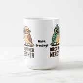 Mug Birds of a Feather Nerd Together Funny Geeky Bird  (Centre)