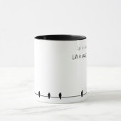 Mug Birds with inspirational quote (Centre)