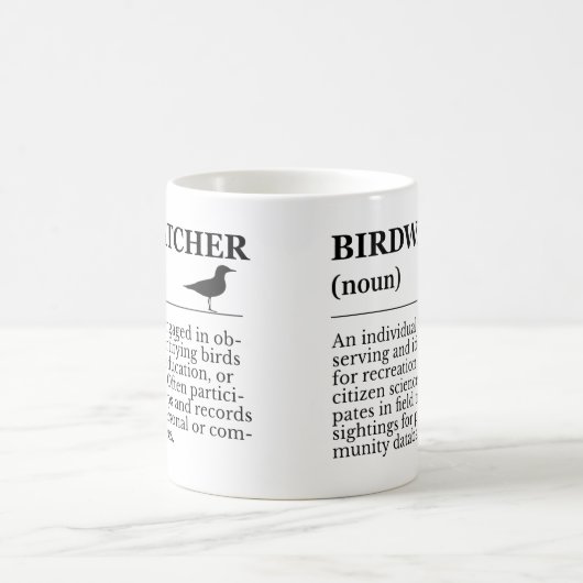 Mug Birdwatcher Definition Observation Identification (Centre)