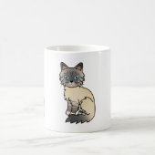 Mug Birman / Ragdoll Chat Tigré Argenté (Centre)