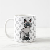 Mug Birman / Ragdoll Tabby bleu point Patte Chaton & P (Gauche)