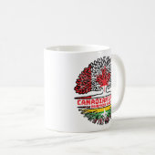 Mug Birmanie Birmanie Canadian Canada Arbre Drapeau de (Devant droit)