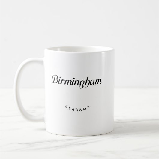 Mug Birmingham Alabama - Police noire (Gauche)