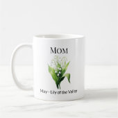 Mug Birth Flower Lily of the Valley Mom (Gauche)