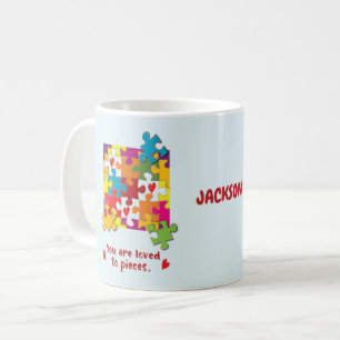 Mug Birthday Boy Puzzle Amour aux pièces