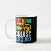 Mug Birthday Cruise Squad Cruising Vacation Funny Crew (Gauche)