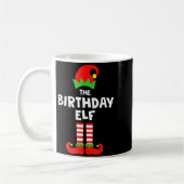 Mug Birthday Elf Matching Group Family Holiday Christm (Gauche)