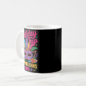 Mug Birthday Trip New Orleans 2026 Matching Mardi Gras (Devant gauche)