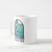 Mug Biscayne National Park Floride Sous-marin Maritime (Devant gauche)