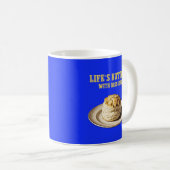 Mug Biscuit Fluffy sur une plaque, Biscuits au beurre (Devant droit)