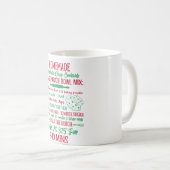 Mug biscuits de puces de chocolat maison (Devant droit)