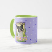Mug Biscuits d'oeuf de pâques - Boston Terrier (Devant gauche)