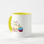 Mug biscuits kawaii et thé mignon (Devant gauche)