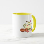 Mug biscuits kawaii et thé mignon (Devant droit)