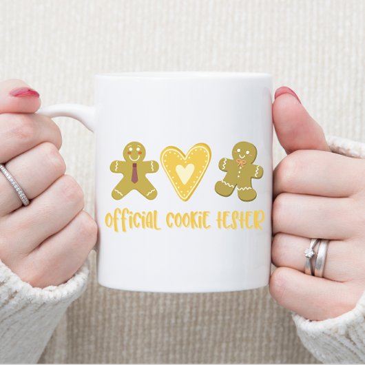 Mug Biscuits officiels Tester Gingerpain mignon Noël.