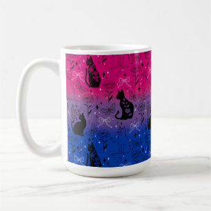 Mug Bisexual Pride Chat noir - Mystical Witchy