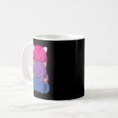 Mug Bisexual Pride Kawaii Kitty Pile de chats Anime L (Devant gauche)