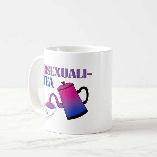 Mug Bisexuali-tea Bisexualitea (Devant gauche)