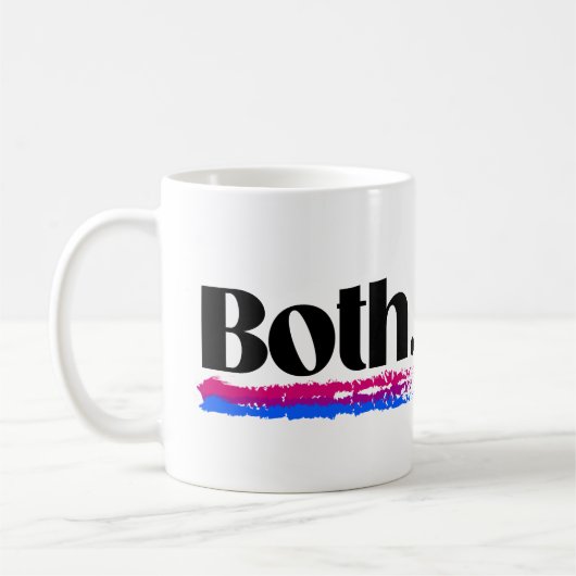 Mug Bisexuel Les Deux (Gauche)