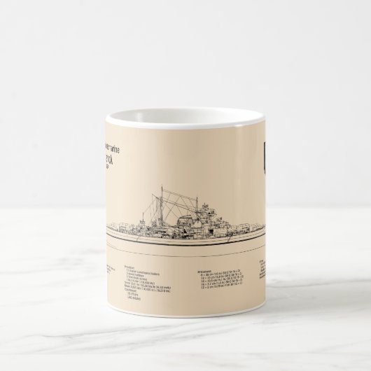 Mug Bismarck - Plan directeur du Bataillon SD (Centre)