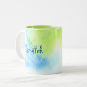 Mug - Bismillah couleurs vertes - 11 oz (Devant gauche)