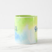Mug - Bismillah couleurs vertes - 11 oz (Centre)