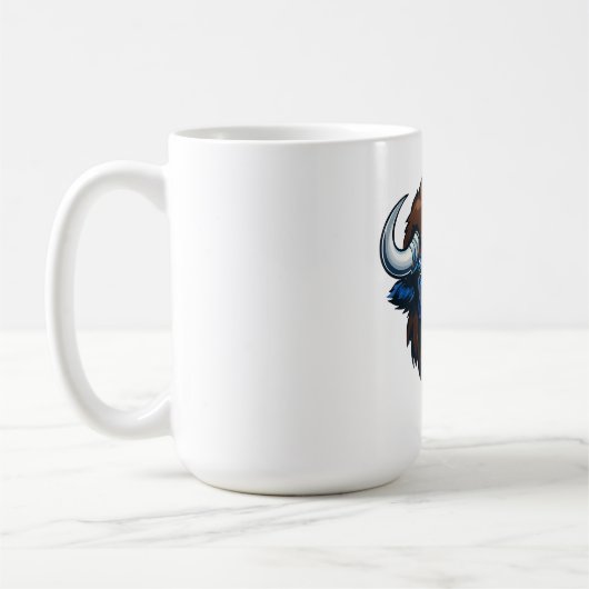Mug bison à grandes cornes (Gauche)