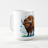 Mug bison à grandes cornes (Devant gauche)