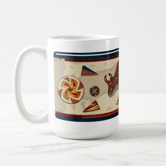 Mug Bison Americana 3D (Gauche)