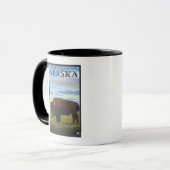 Mug Bison - Bassin de la rivière du cuivre, Alaska (Devant gauche)