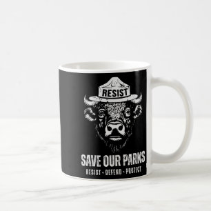 Mug Bison Bear Sauvez Notre Parc Anti Trump Men Camp