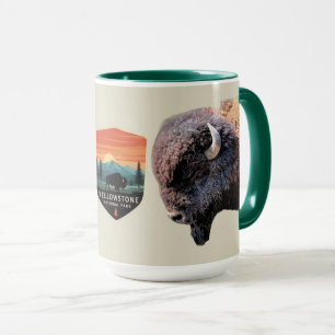Mug Bison Buffalo du Parc national de Yellowstone