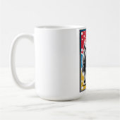 Mug Bison - Buffalo Pop Art Vintage Retro (Gauche)